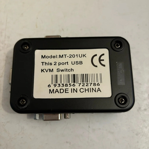 KVM Switch USB 2.0 Model MT-201UK 2 port console with  1.5 metre cable - Picture 4 of 13